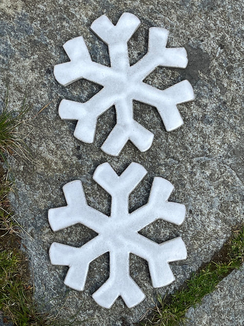 2 Underlägg snöflingor