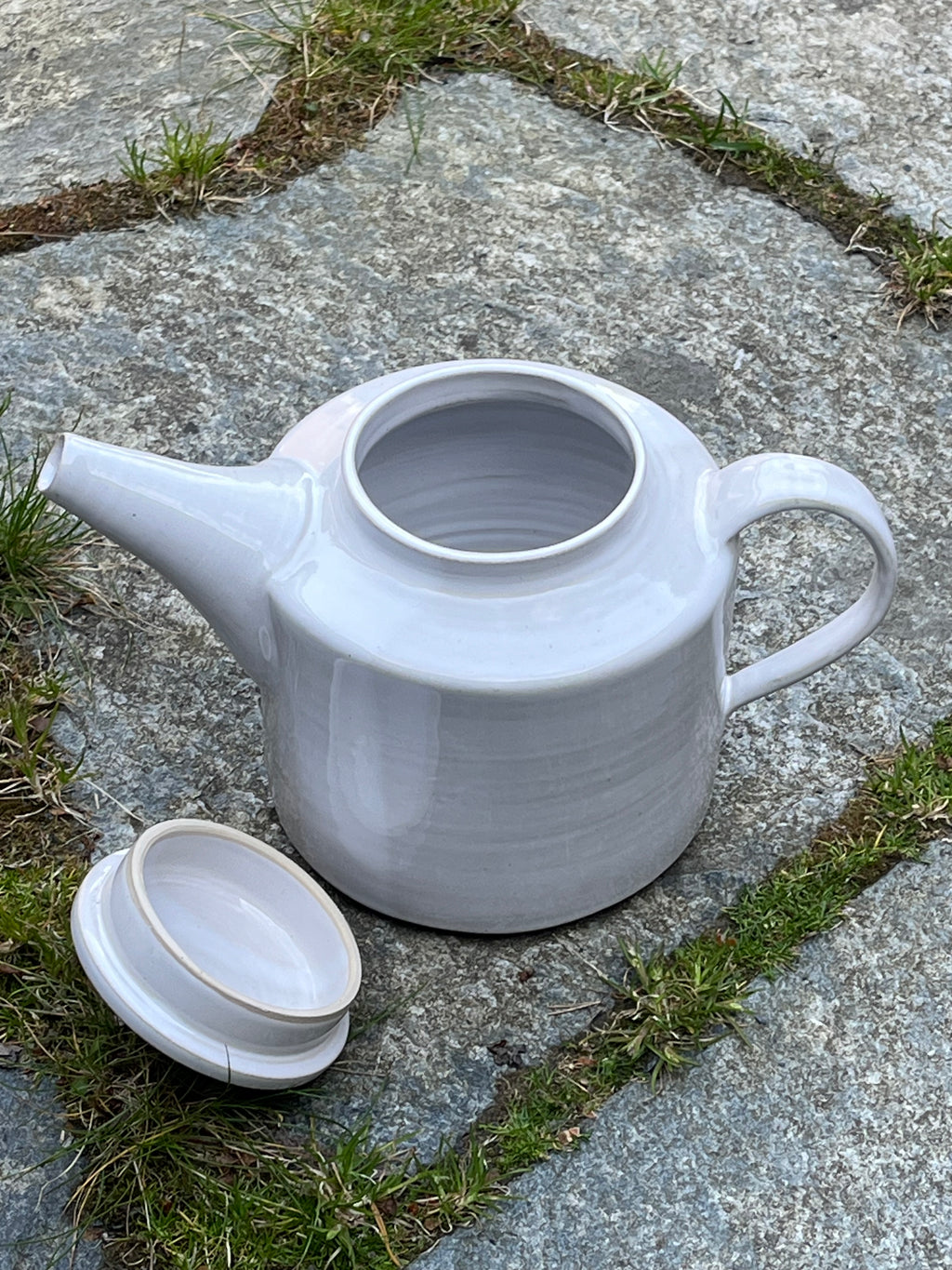 Vit tekanna (lite större)