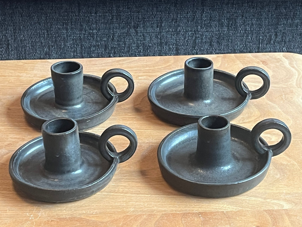 Ljusstakar mattsvarta