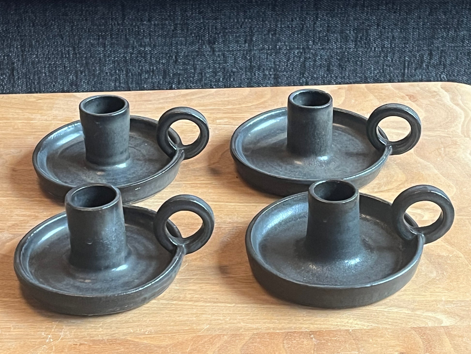 Ljusstakar mattsvarta